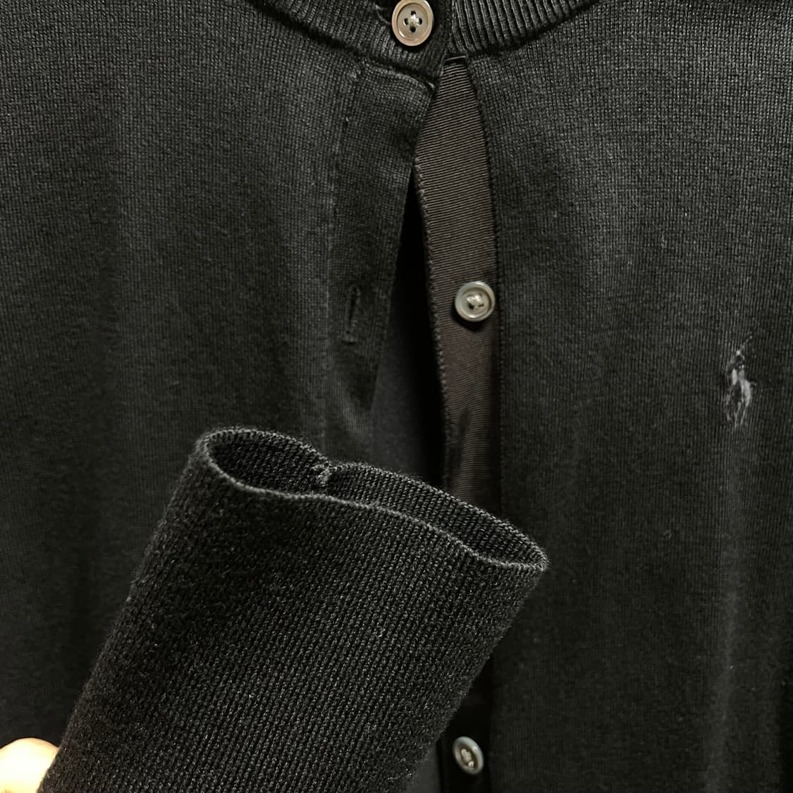 폴로 정품 여성용 가디건 블랙 새상품 (SP) 상품이미지3