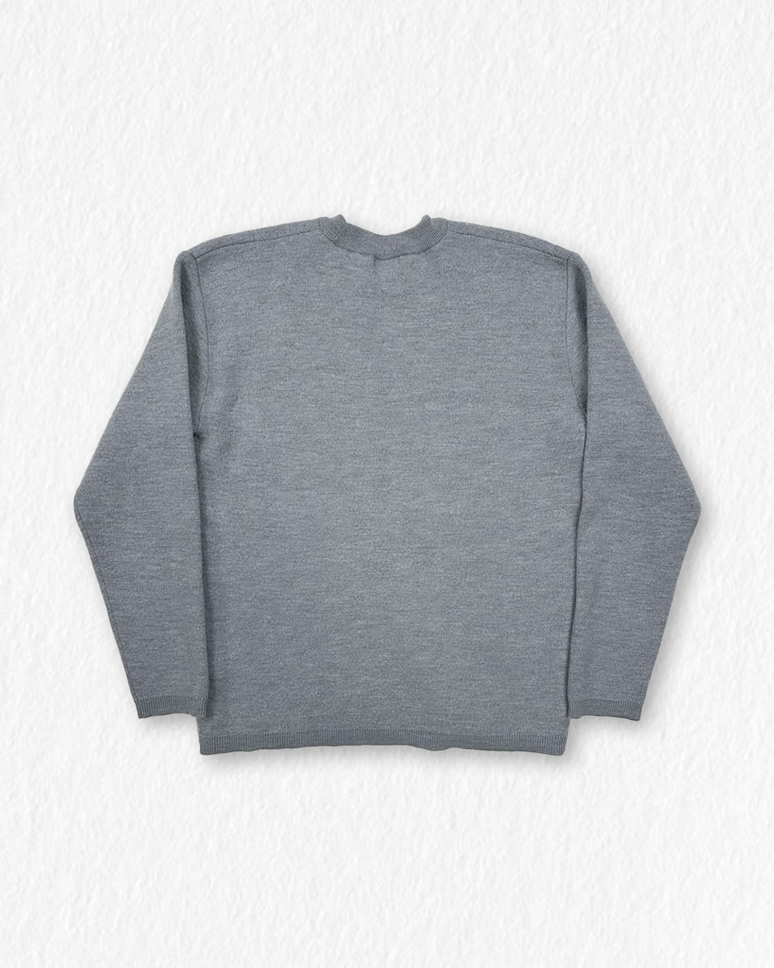 쿠어 라운드넥 니트 그레이 상품이미지2