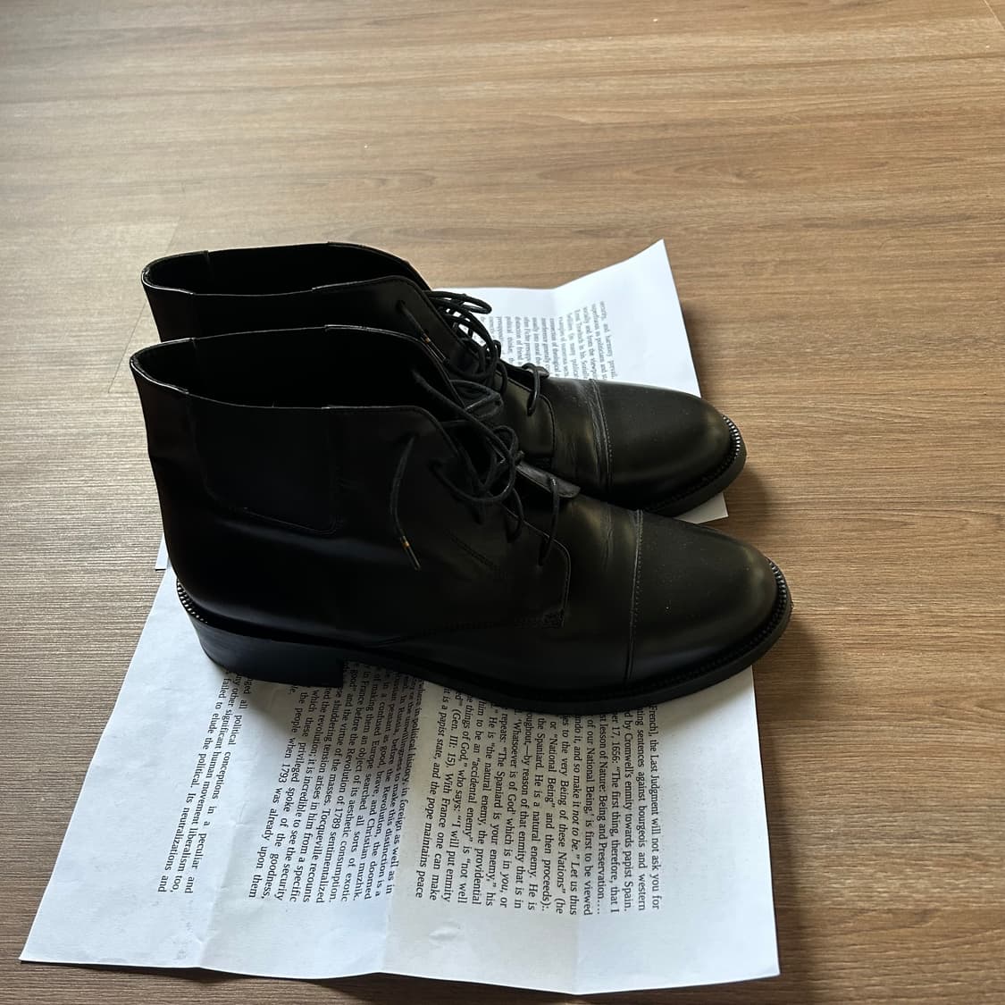 생로랑 레이스드 업 아미 부츠 (41) 상품이미지4