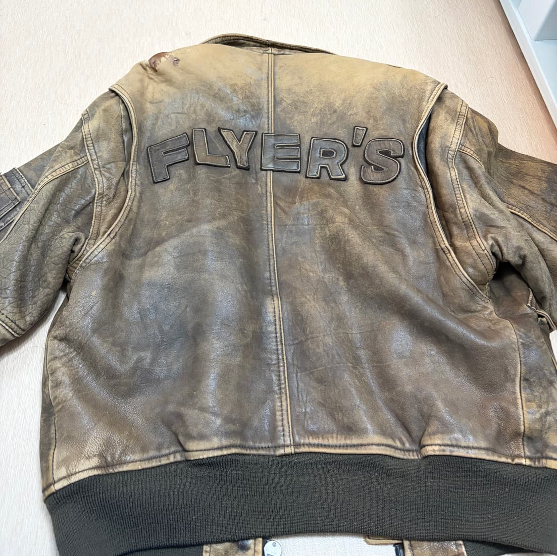 빈티지 가죽자켓 L 상품이미지2