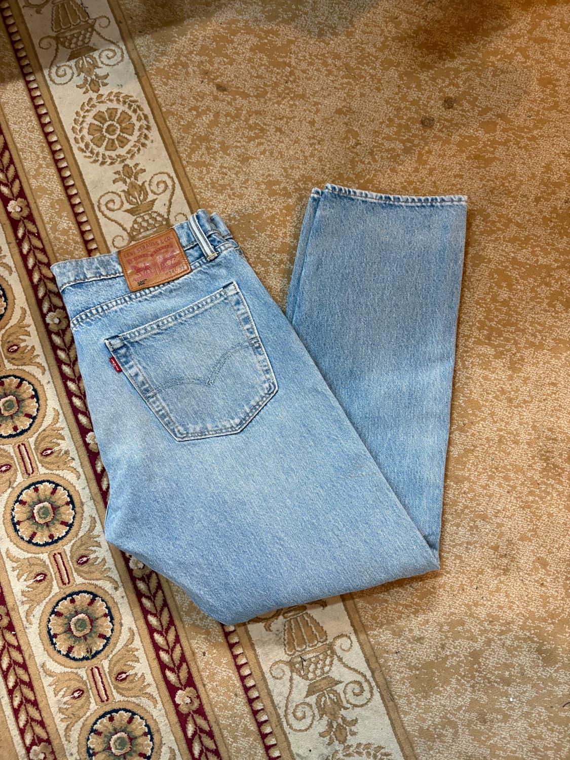 00‘s vtg Levis 502 Custom denim pant. 상품이미지10