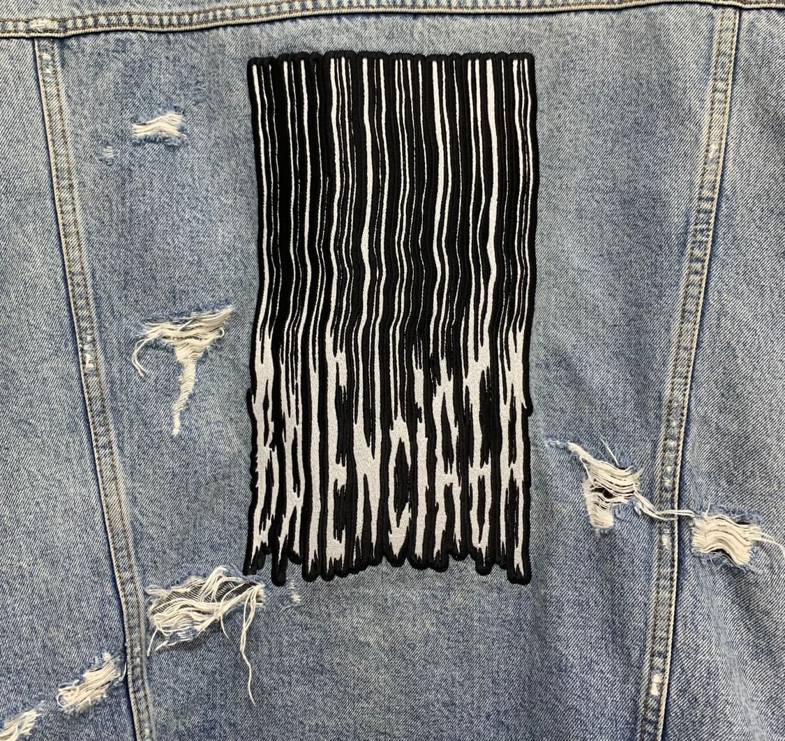 [S]발렌시아가 바코드 데님 자켓 청자켓 상품이미지2