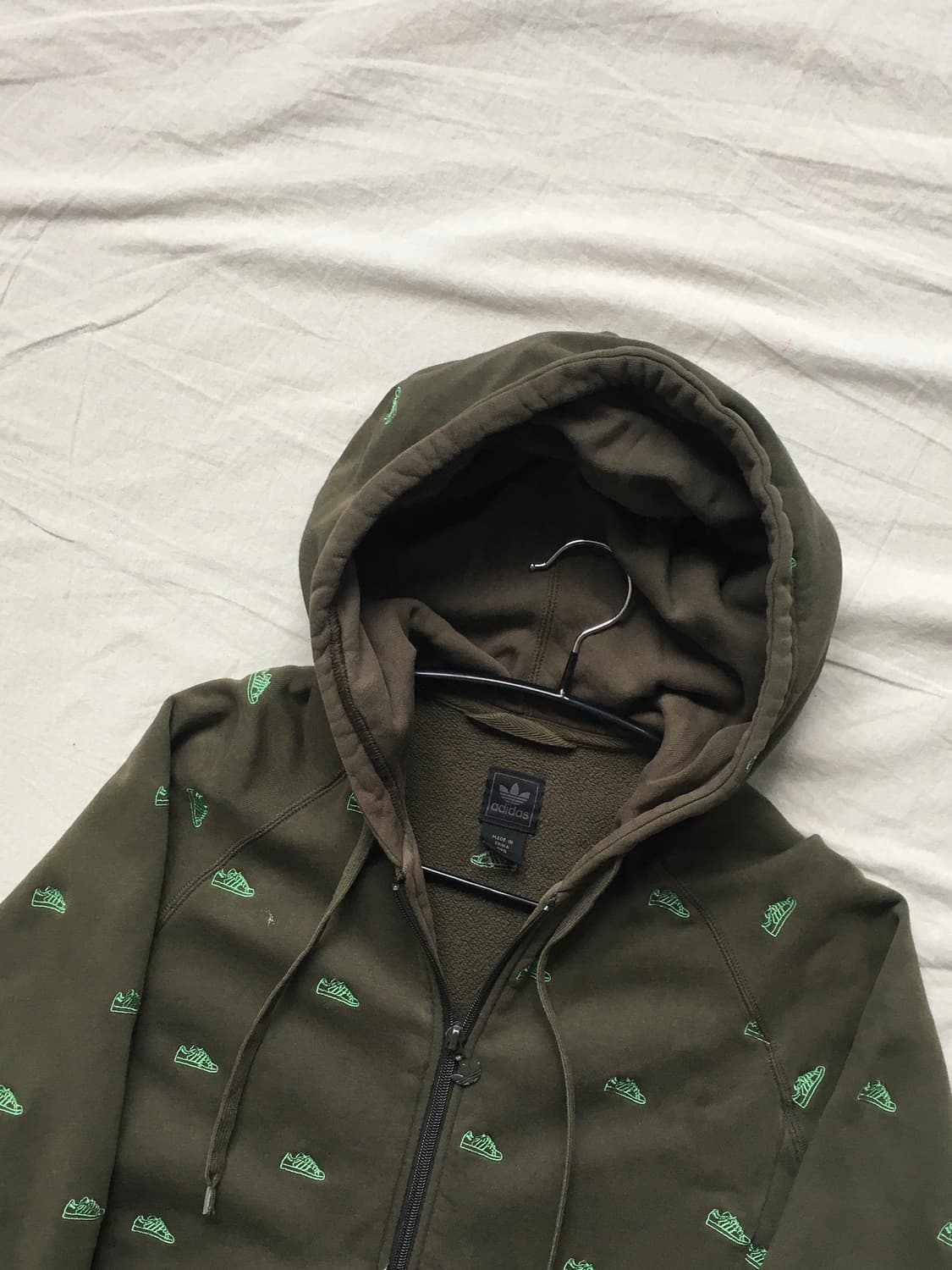 아디다스 그래픽패턴 후드집업 상품이미지4