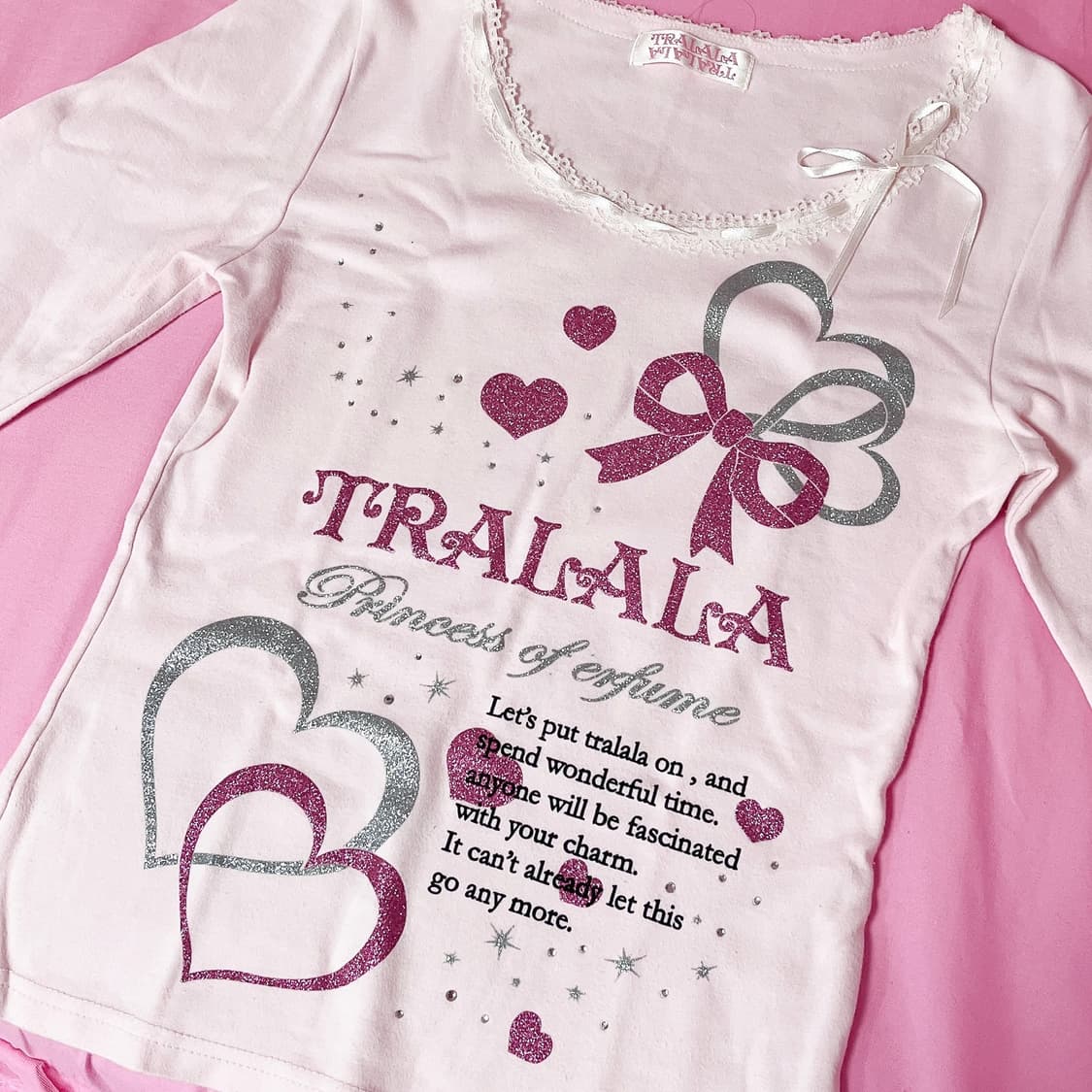 tralala 트라라라 핑크 탑 상품이미지1