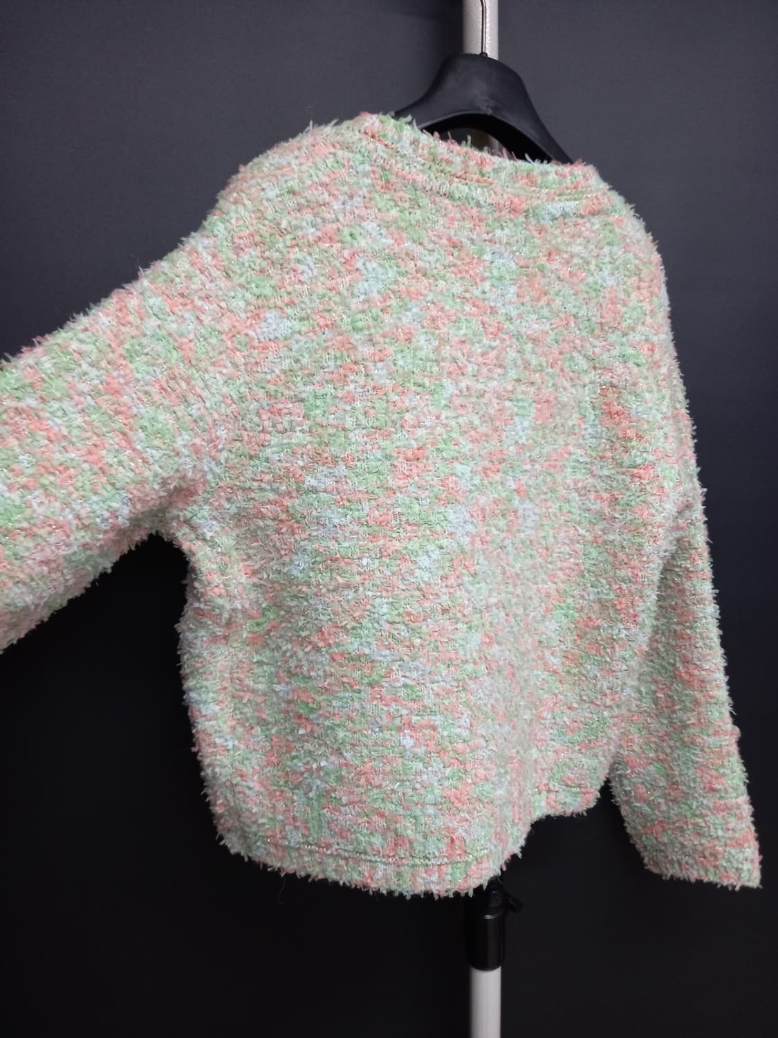 새 듀엘 춘추동 글리터 숏 가디건 F 33-77 상품이미지6