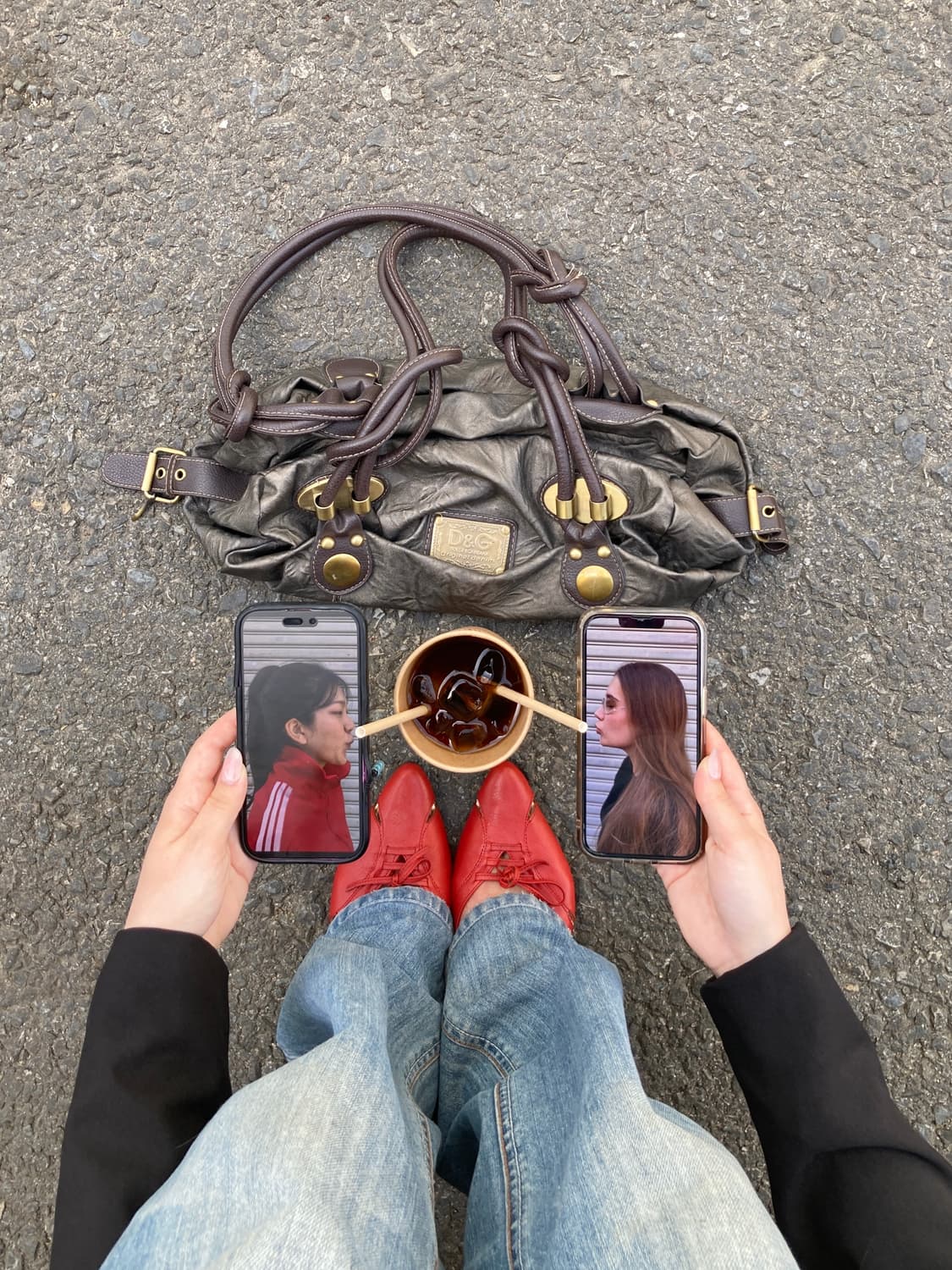 레드 스트랩 스틸레토 힐 상품이미지1