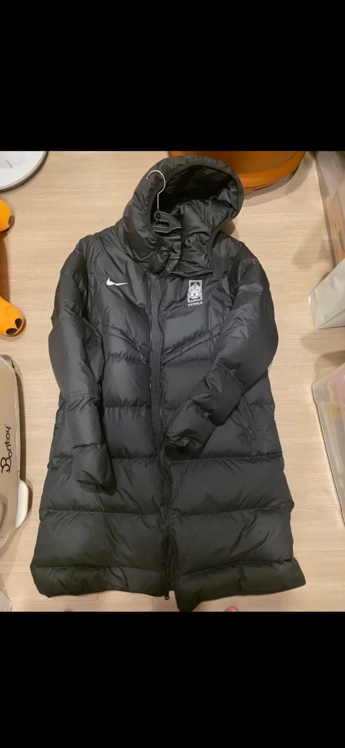나이키 대한민국 축구 대표팀 롱패딩 블랙 상품이미지1