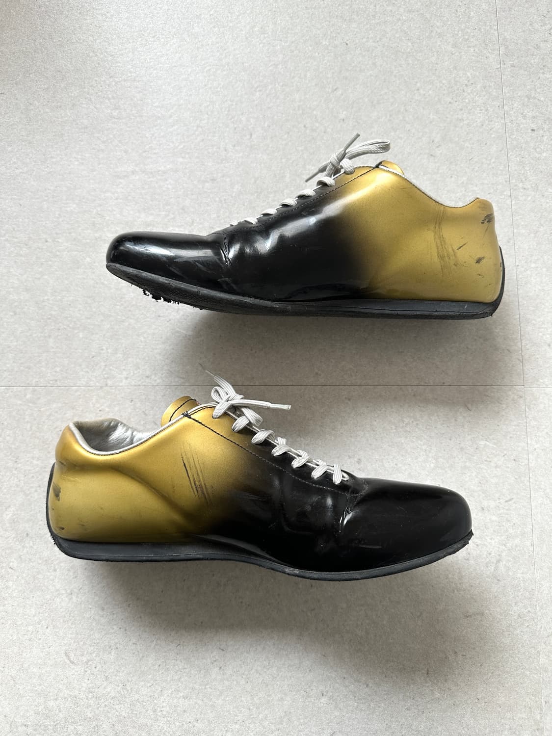 프라다 스포츠 07AW 옴브레 페이던트 레더 스니커즈 상품이미지6