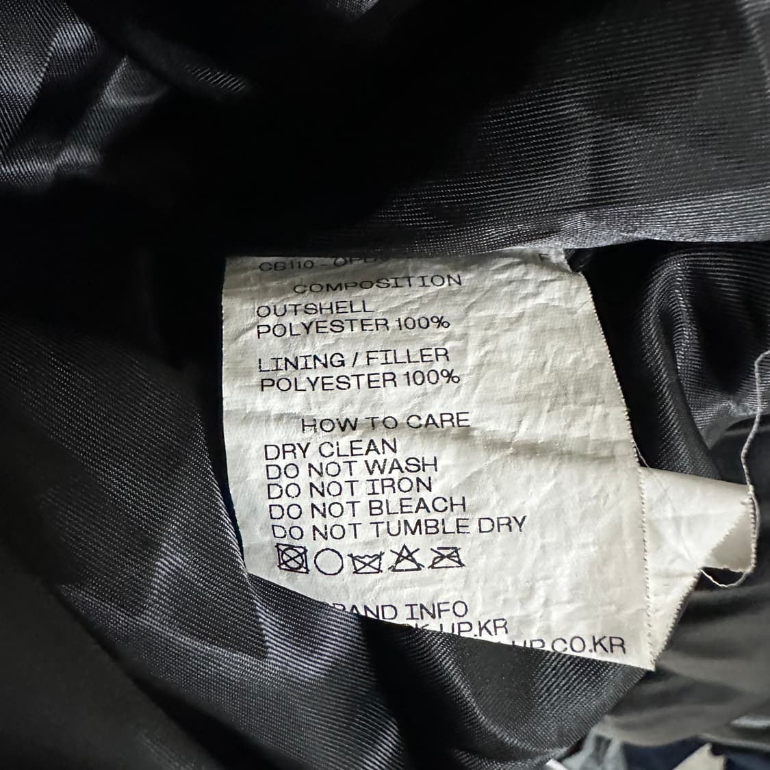 블랙업 레더 숏패딩F 상품이미지4