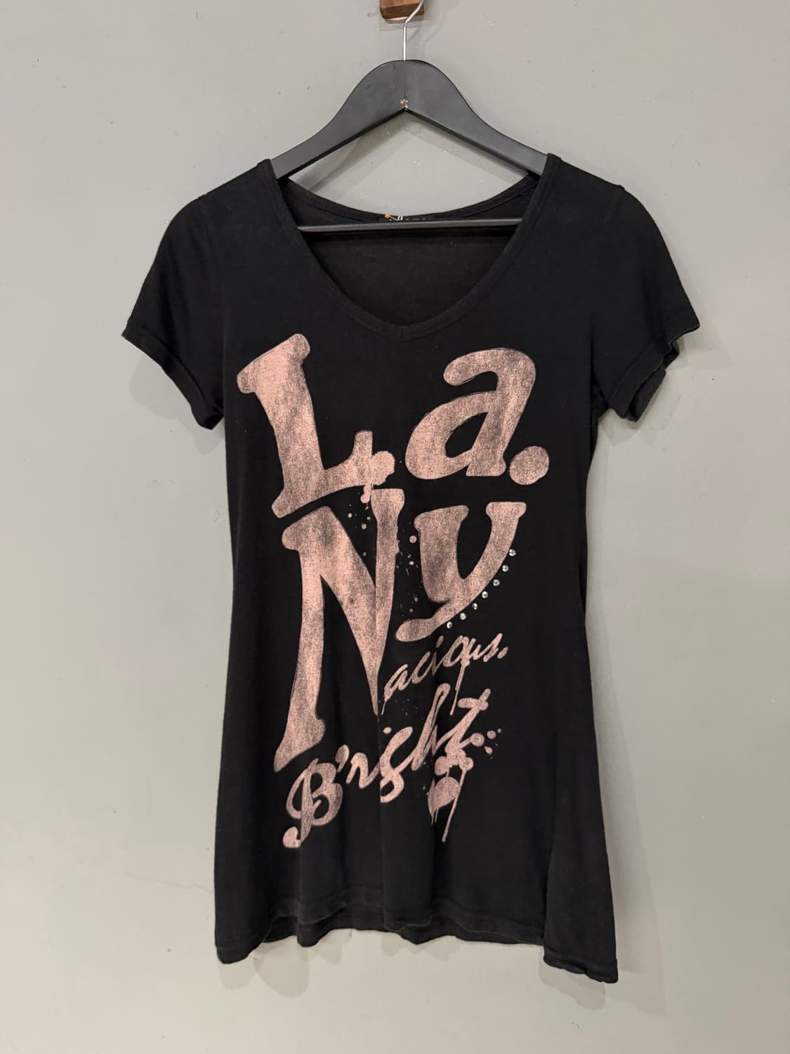 y2k lettering point tee 상품이미지5