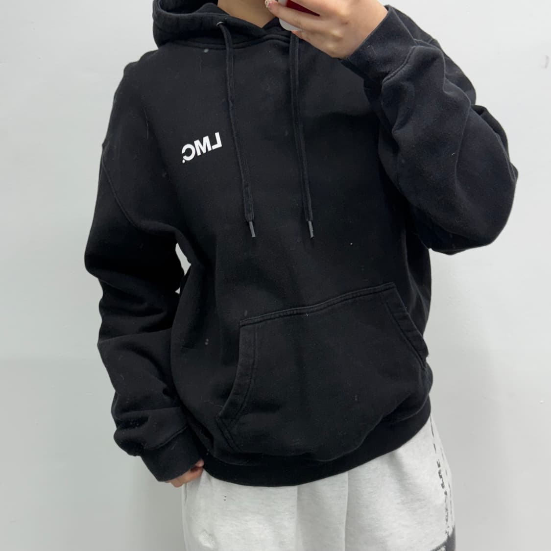 [M] LMC 블랙 후드티 상품이미지2