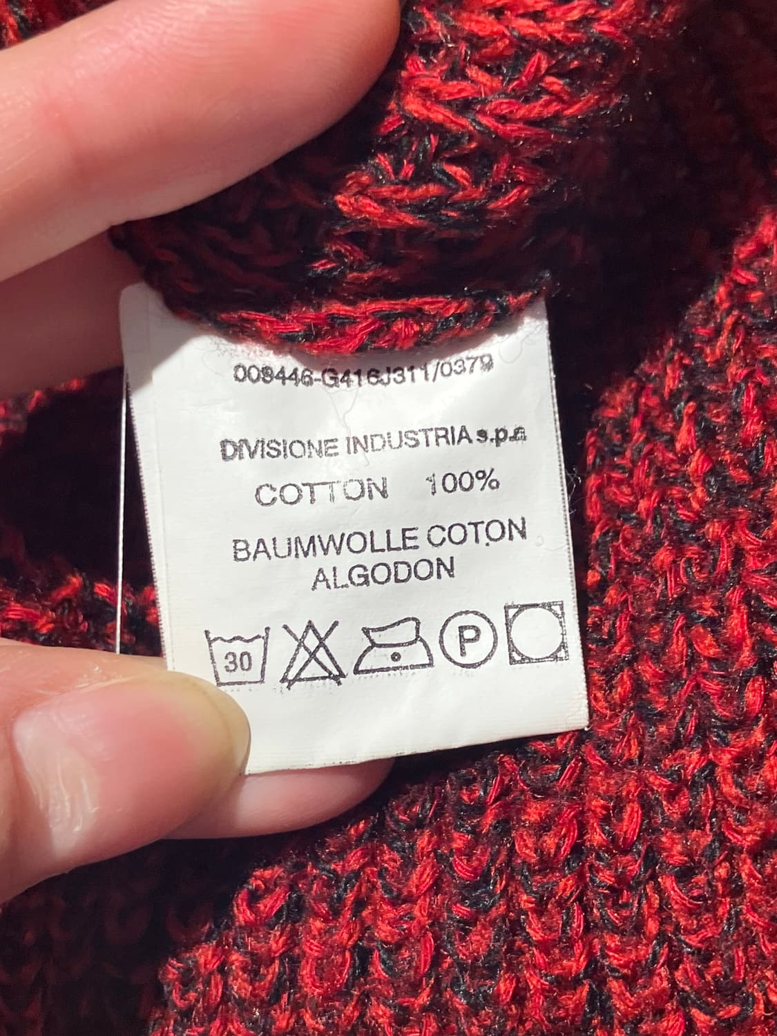 Emporio Armani 니트 집업 점퍼 L 상품이미지10