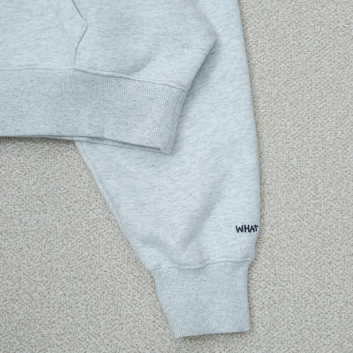 (F)마크곤잘레스 여자 크롭 후드티 그레이  상품이미지3