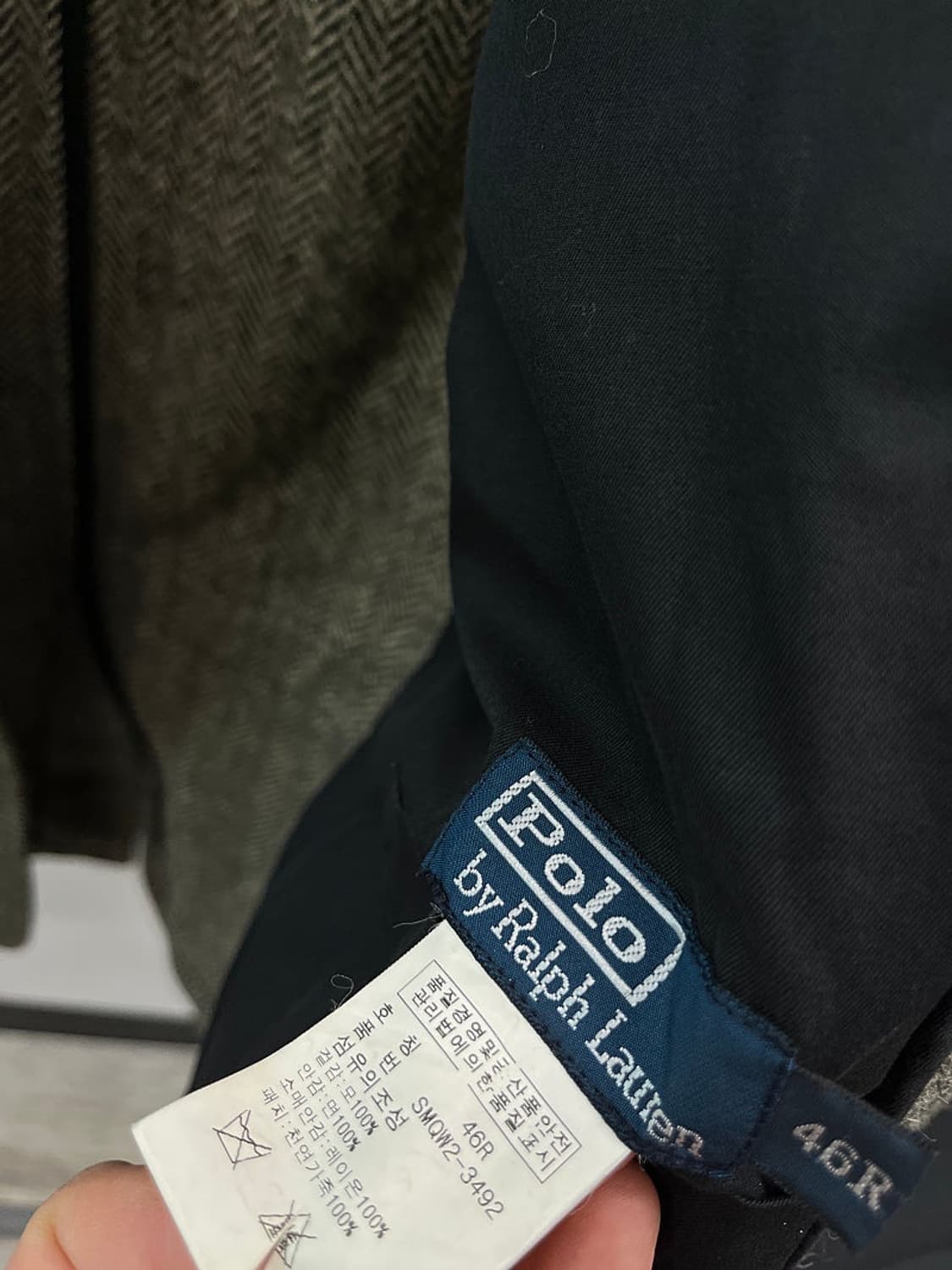 110) 폴로 엘보패치 헤링본 자켓  상품이미지10