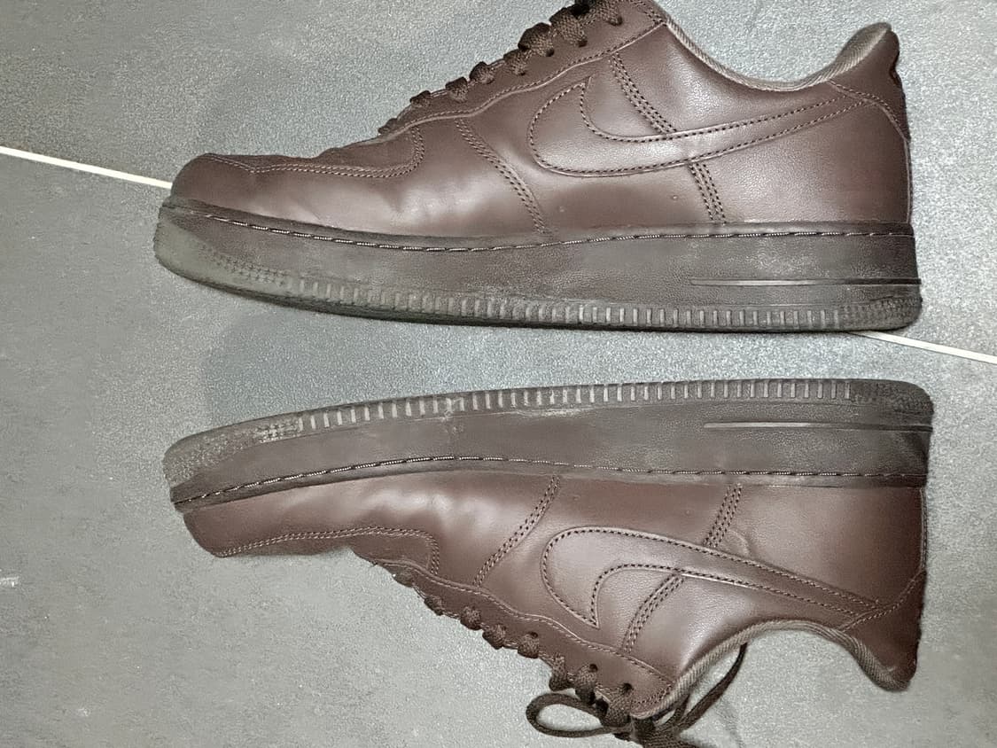 나이키 슈프림 콜라보 에어포스1 로우 바로크 브라운 상품이미지4