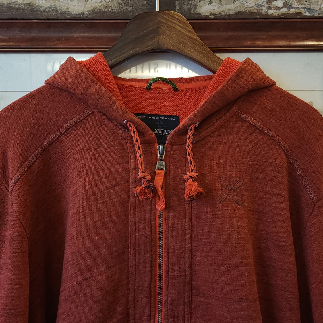 몬츄라 후드 집업 자켓 오렌지 스웻셔츠 L 상품이미지4