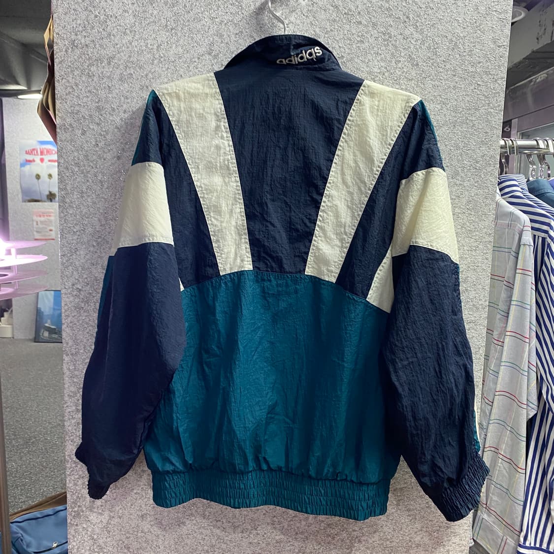 아디다스 스몰로고 올드스쿨 배색 트랙탑 바람막이 B4657 상품이미지4