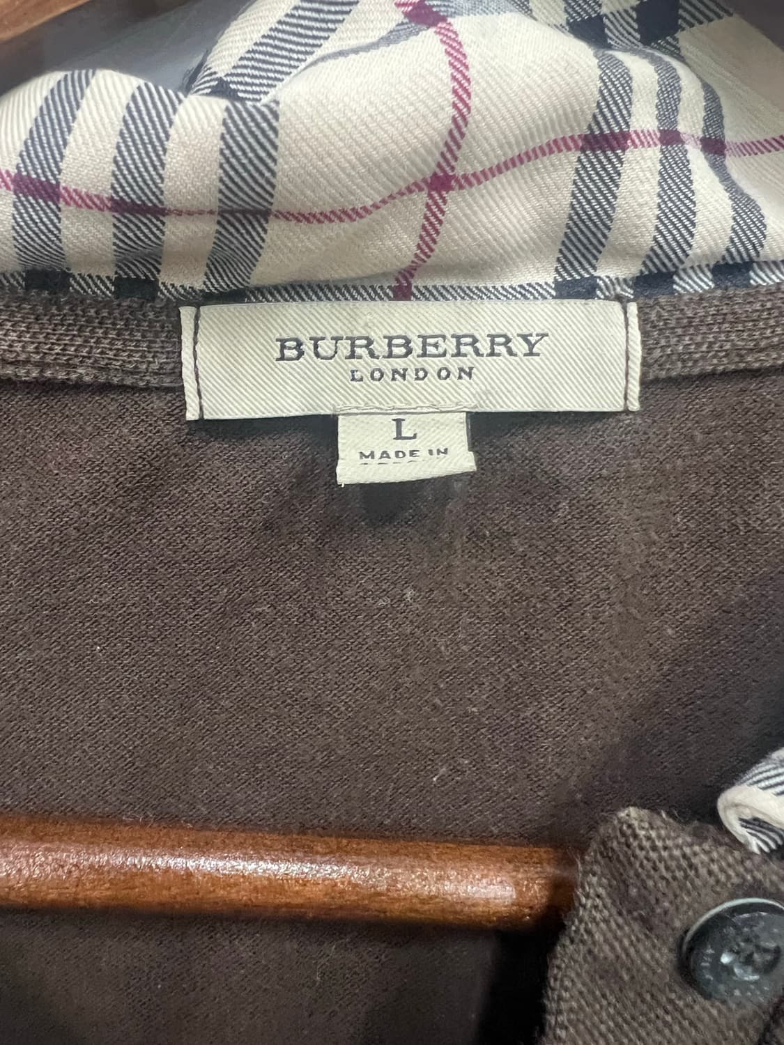 버버리 브라운 긴팔티  상품이미지2