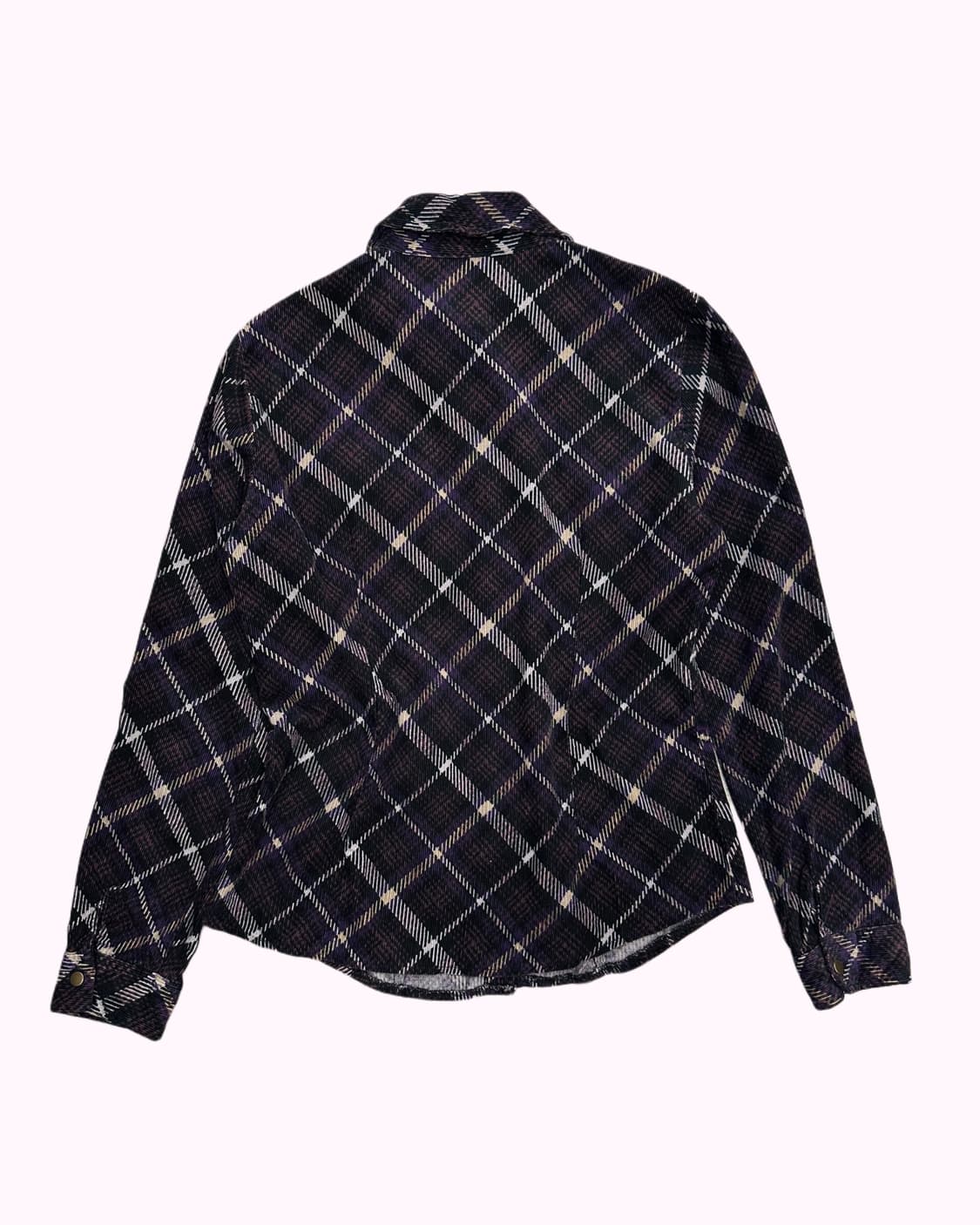GALFIT purple check corduroy shirt 상품이미지4