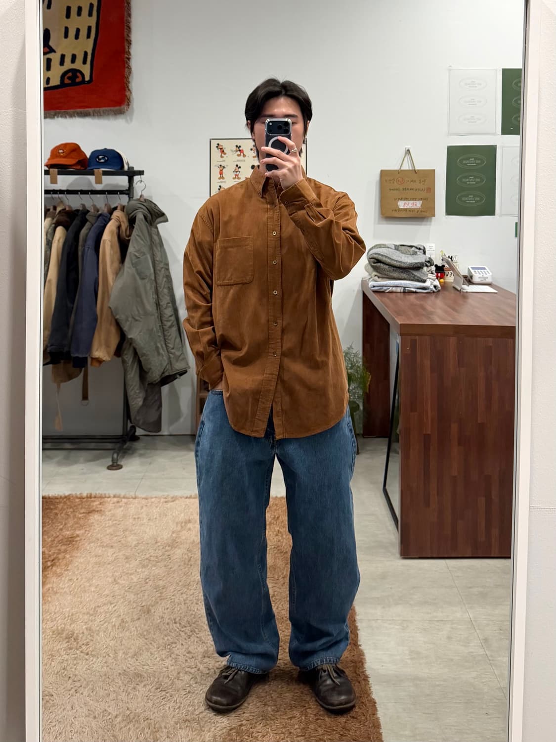 00s ST.John's Bay 세인트 존스 베이 빈티지 코듀로이 셔츠 상품이미지2