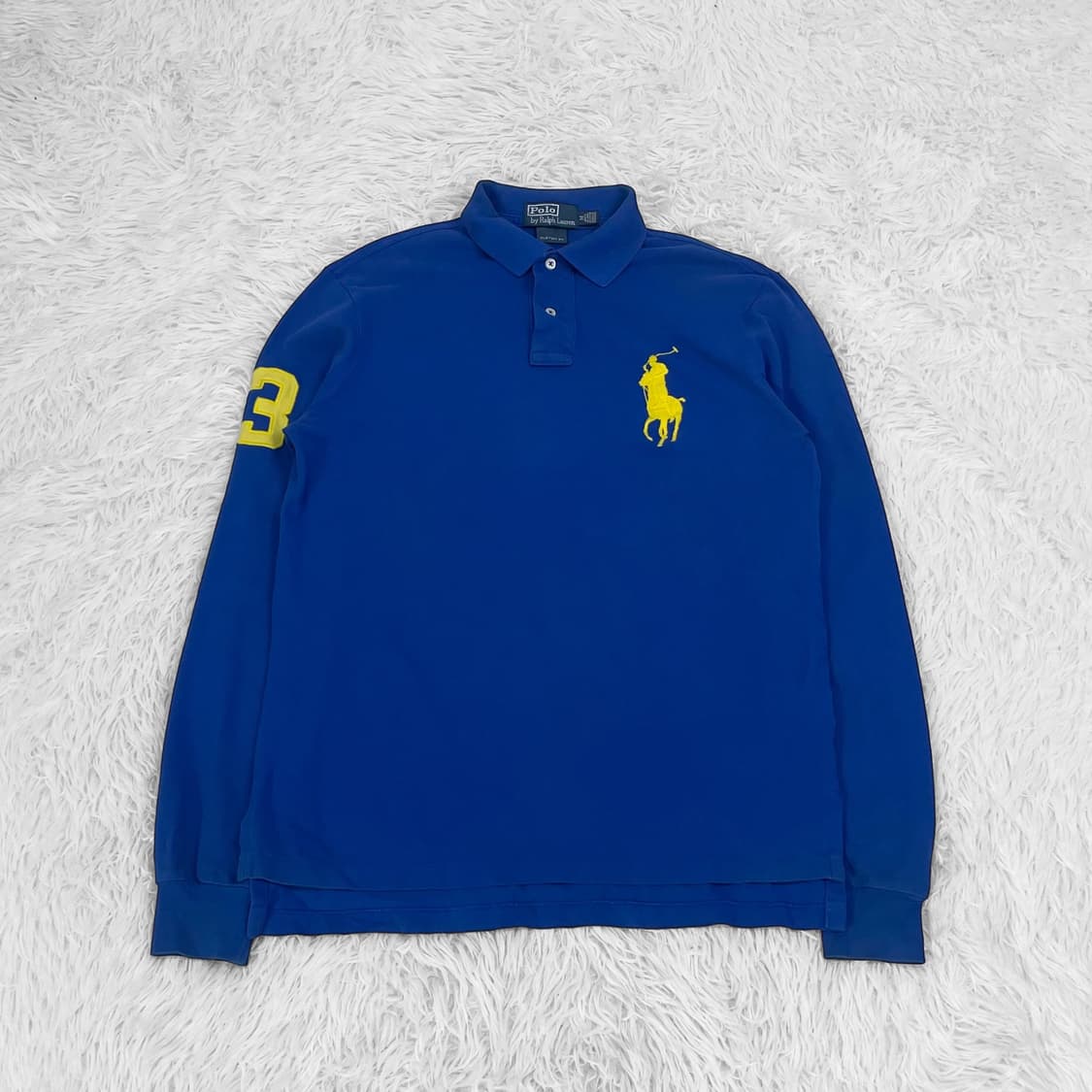 폴로 랄프로렌 빅 포니 롱슬리브 카라티 블루 상품이미지2
