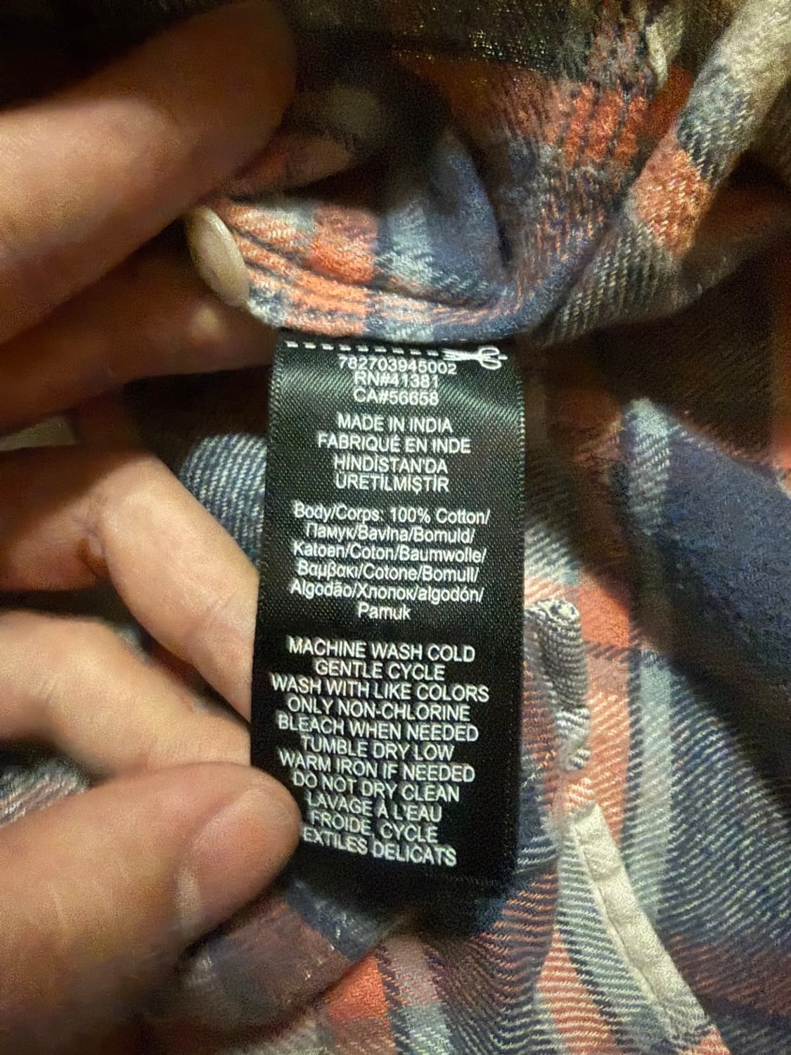 RRL Matlock Plaid Twill 워크셔츠 상품이미지6