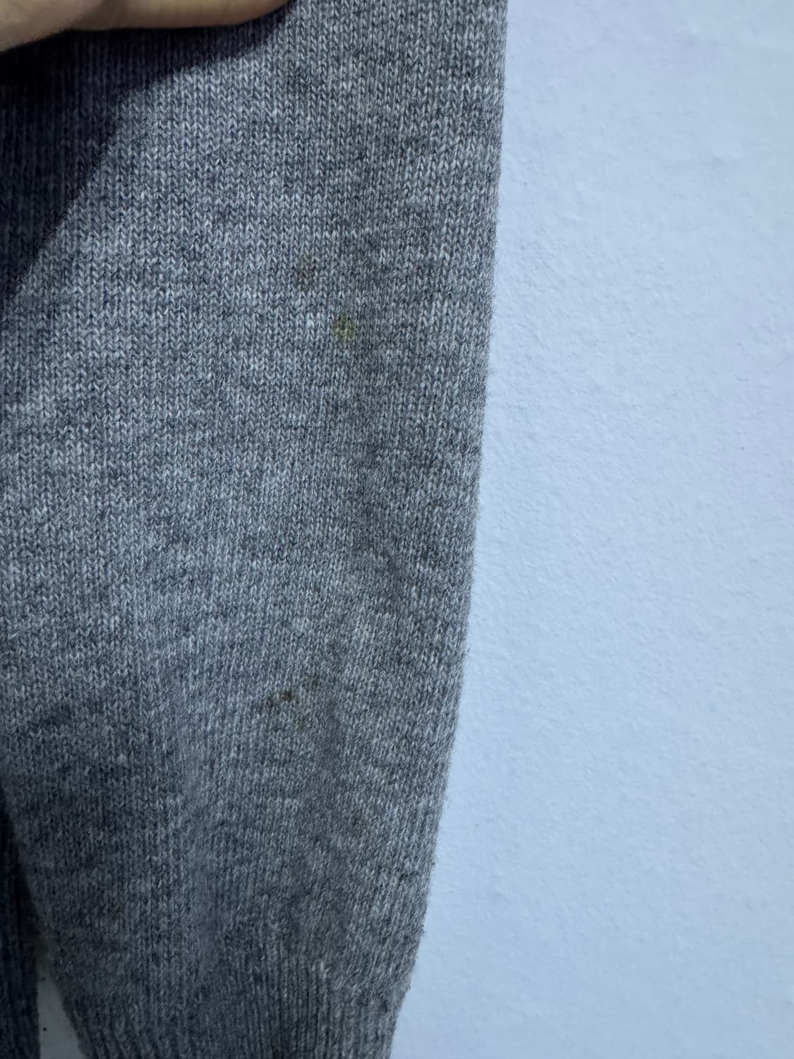 정품!! 공용 꼼데가르송 블랙와펜 코튼 가디건 M ~ L 상품이미지6