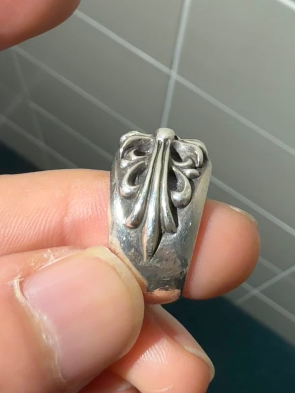 크롬하츠 플로럴 크로스링 us5 상품이미지4