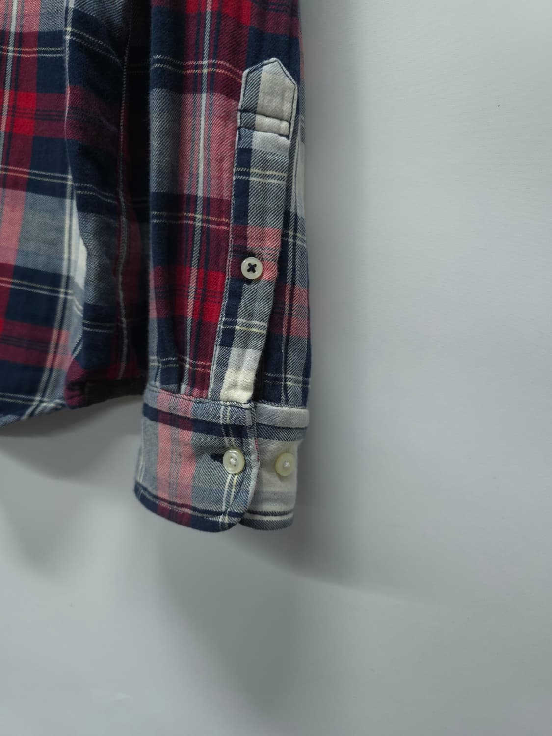 타미힐피거 두께감있는 코튼 이중 체크셔츠 ( 100~105 ) 상품이미지5