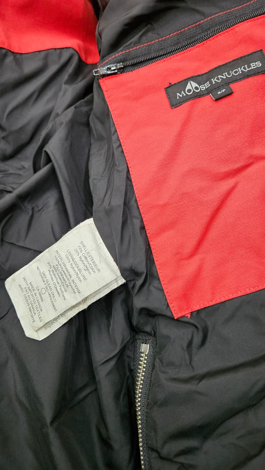 (정품)무스너클 여성 패딩 S/P 빨강 상품이미지7