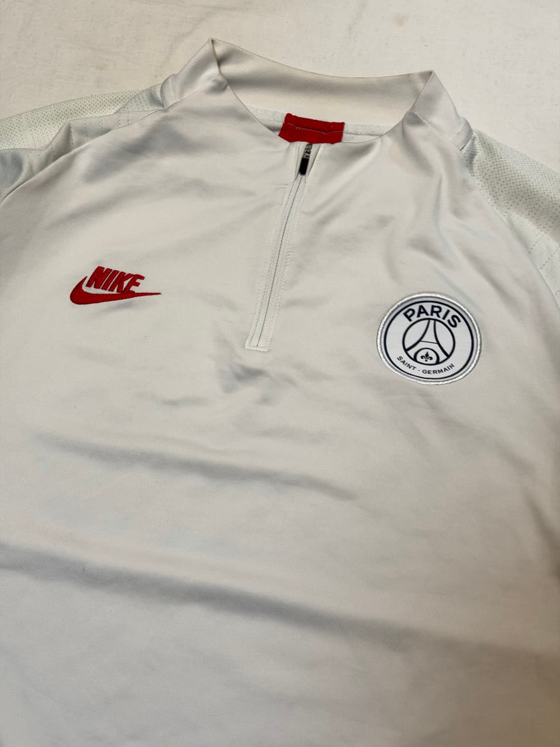 나이키 19-20 파리생제르망 롱슬리브 드릴탑 화이트 상품이미지2