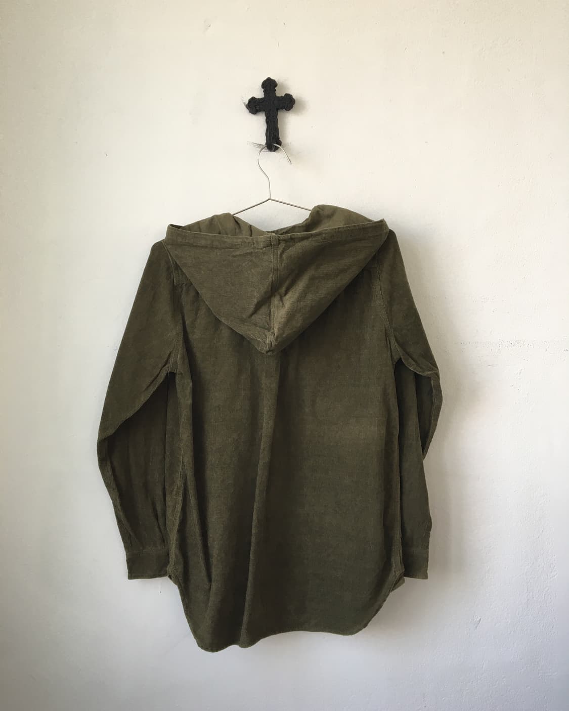 Hood layer corduroy shirt 상품이미지3