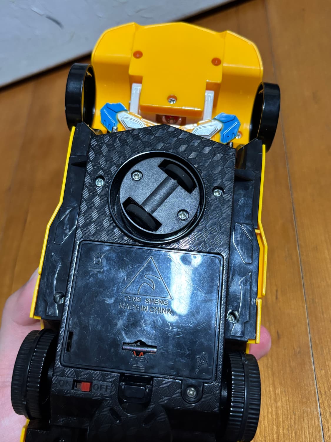 옐로우) 움직이는 로봇 자동차 인테리어 소품 장난감 상품이미지6