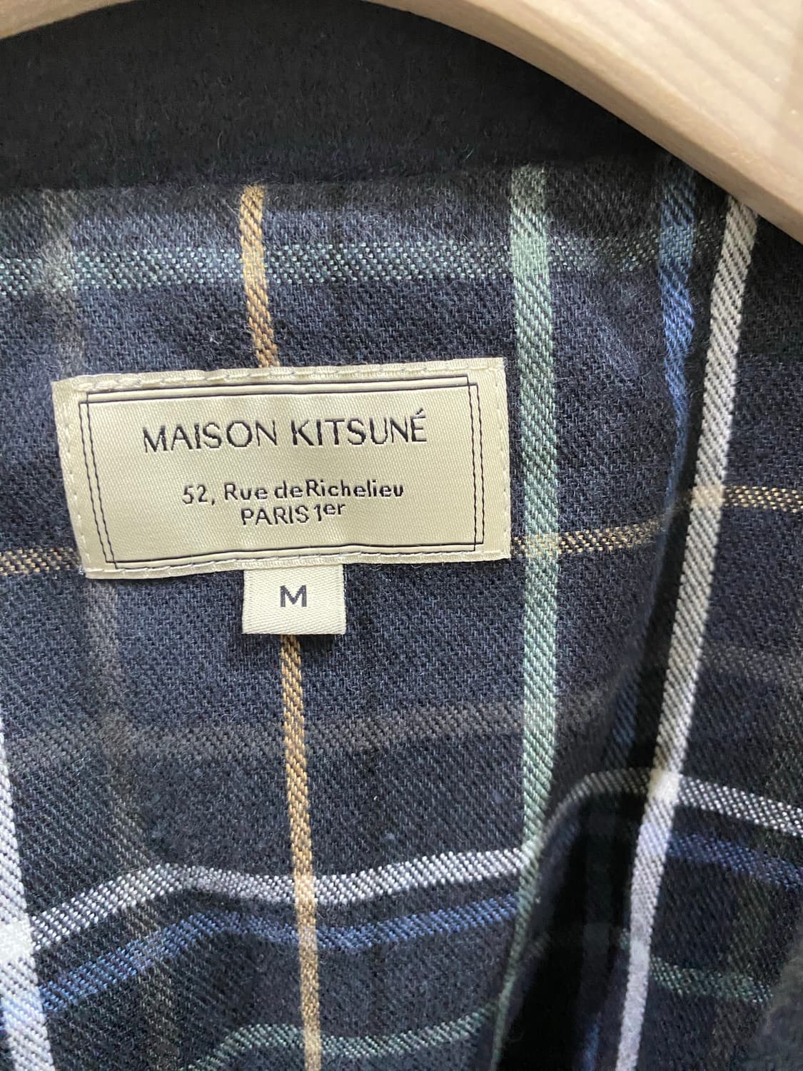 메종키츠네 네이비 야구 점퍼 M 상품이미지3