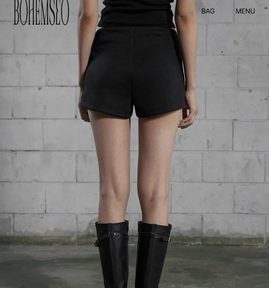 보헤미안서울 basic jersey shorts 베이직 저지 쇼츠 상품이미지2