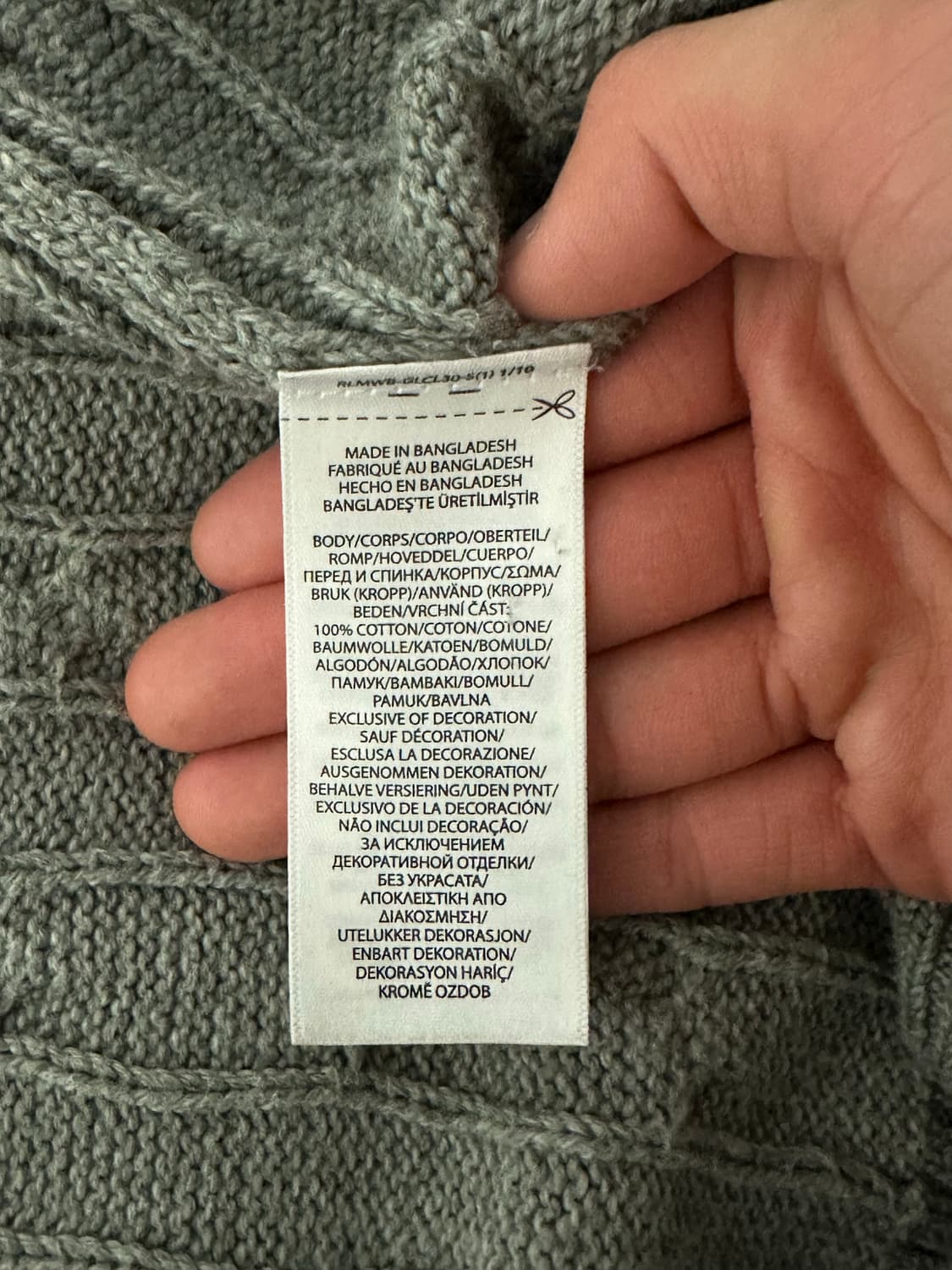 [정품]폴로 랄프로렌 케이블 니트 코튼 풀 지퍼 스웨터 상품이미지9