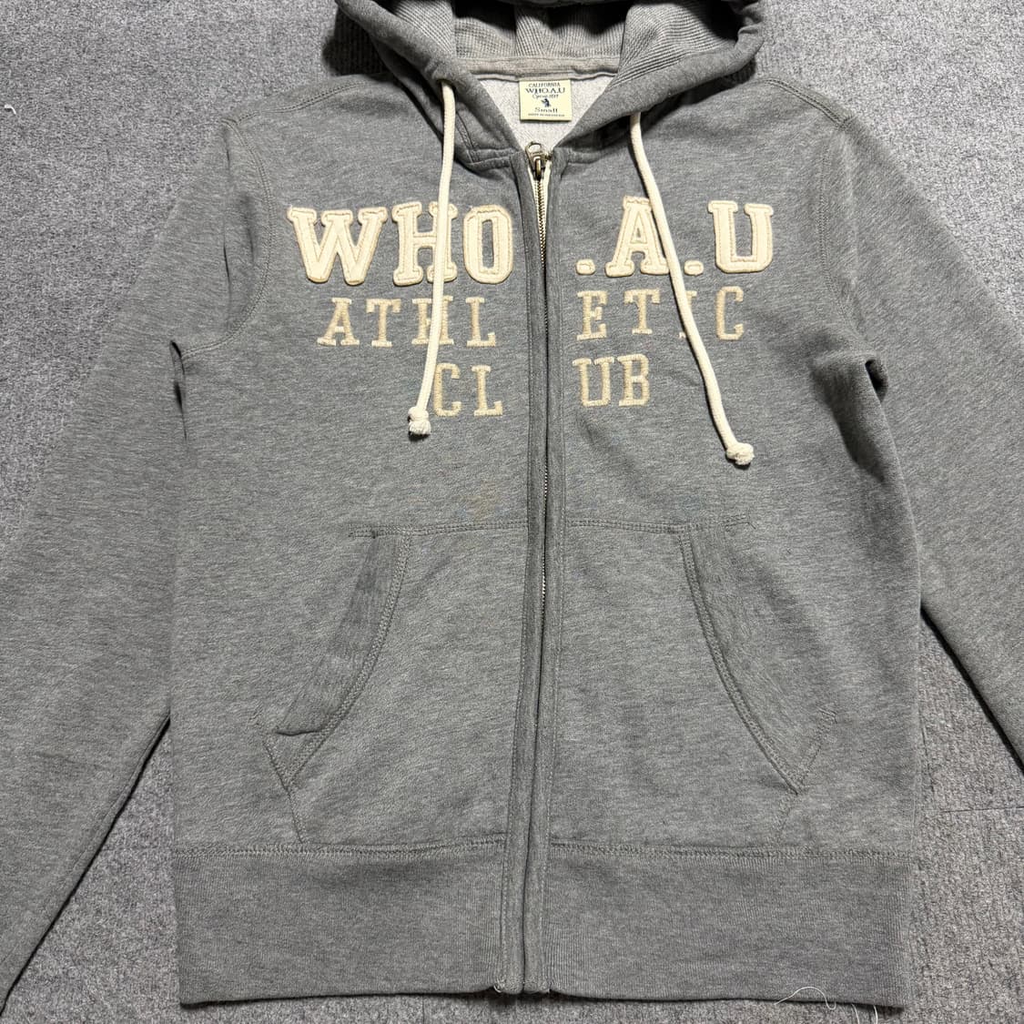 후아유 그레이 후드집업 S 상품이미지2