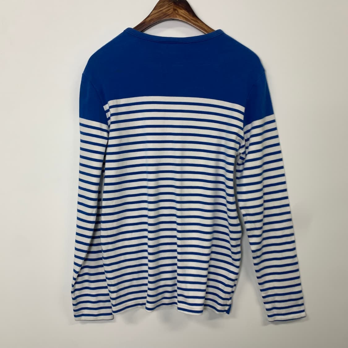 라코스테 자수로고 단가라 스트라이프 긴팔티셔츠 상품이미지3