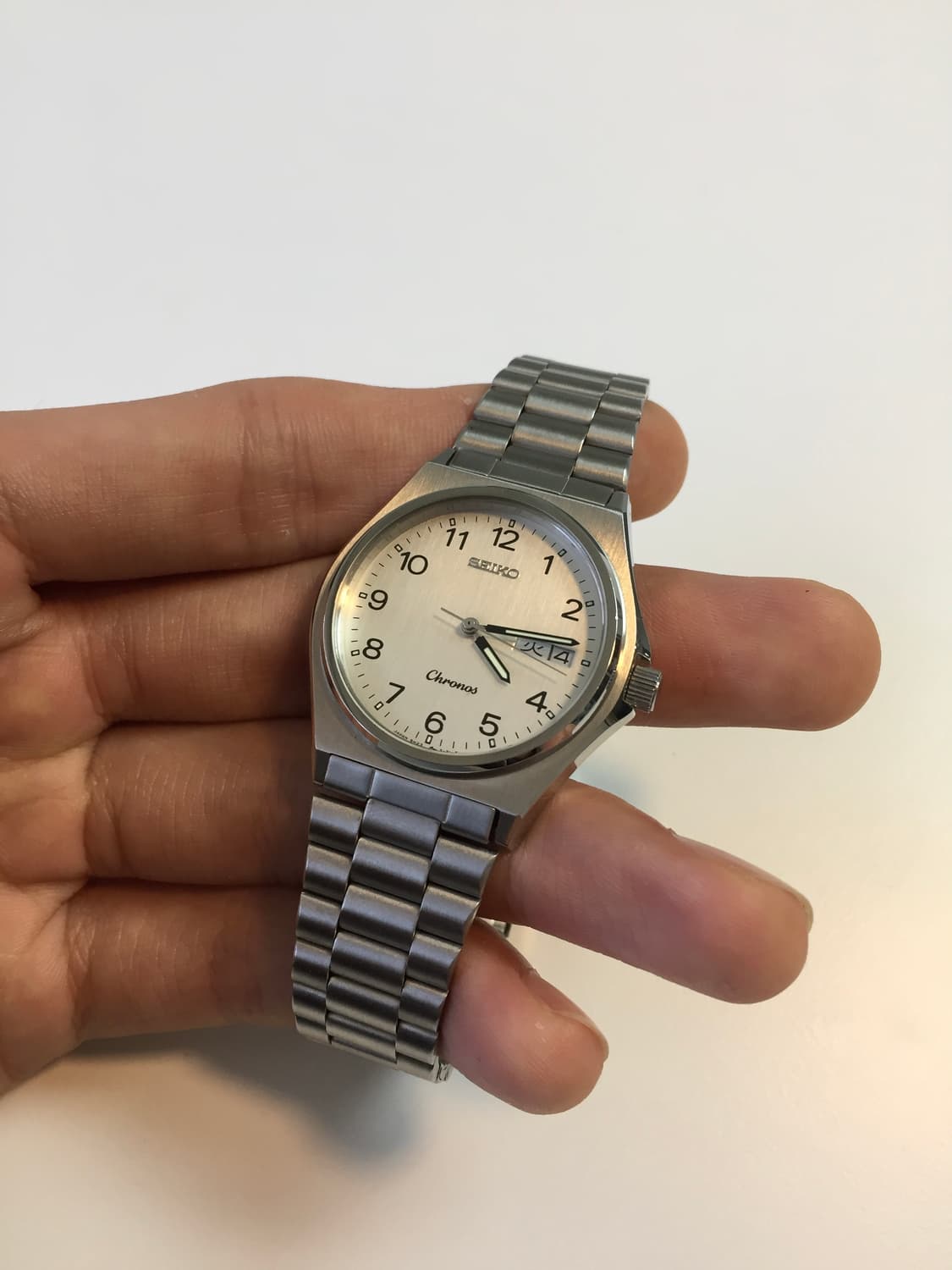 새상품 80s seiko chronos arabic index 상품이미지1