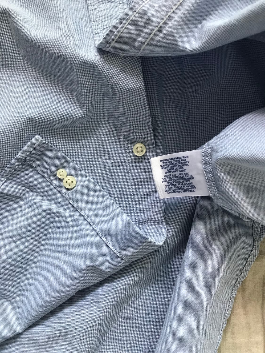 폴로 랄프로렌 빅포니로고 스카이블루 셔츠 상품이미지8