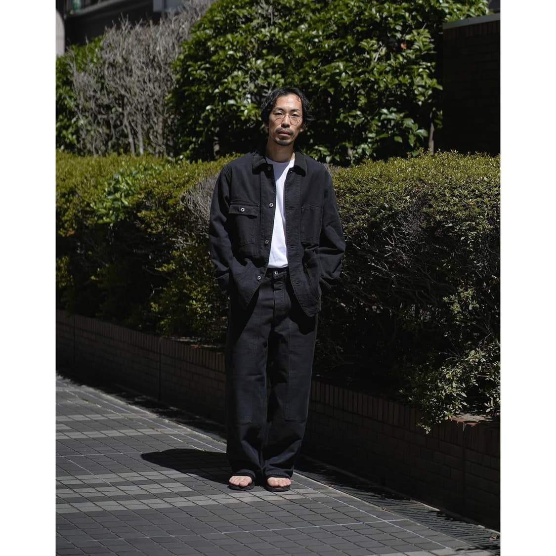 25aw Vintage Silk Hemp Double Knee Pants 상품이미지7