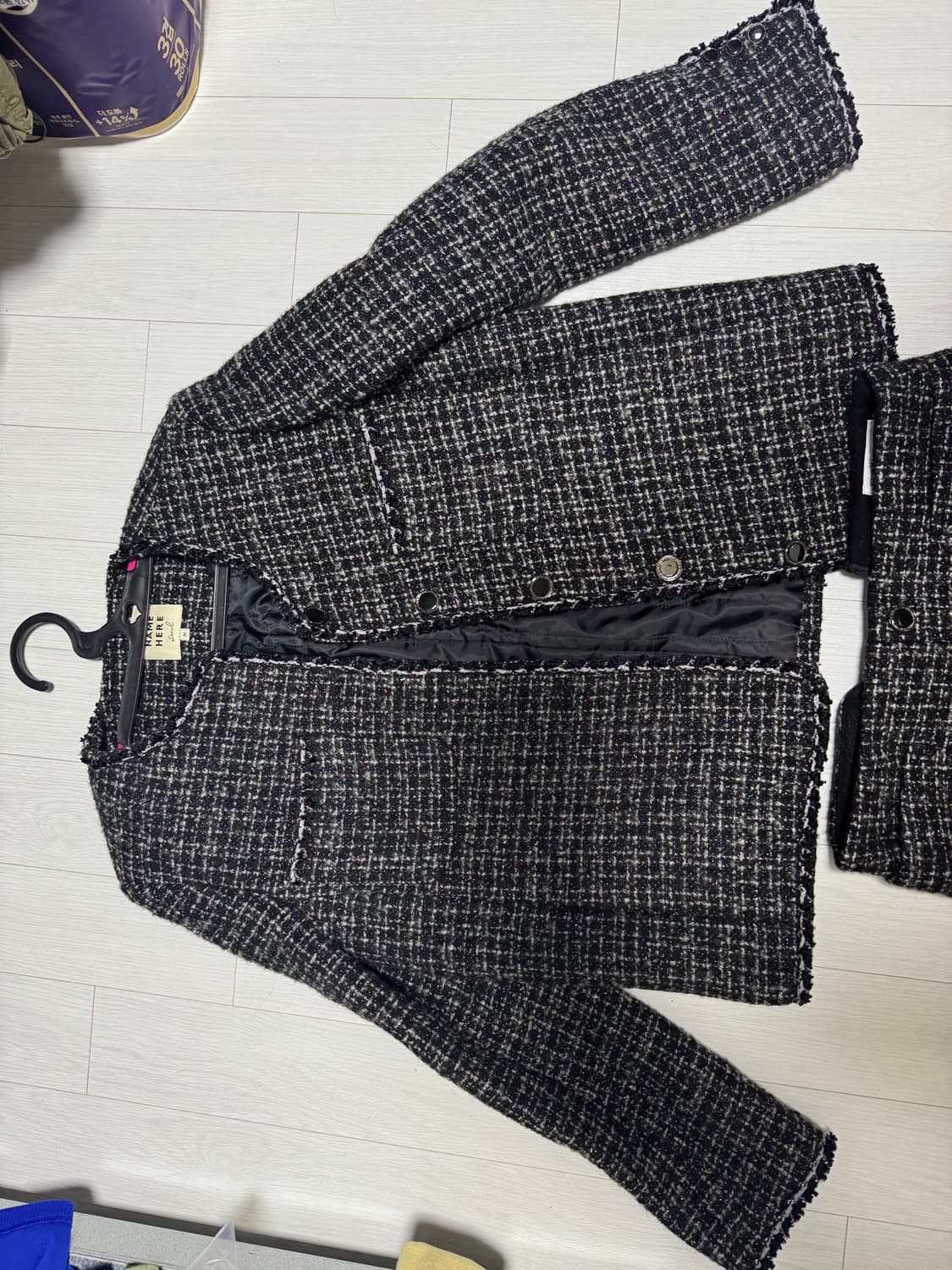 유어네임히얼 트위드 셋업 상품이미지4