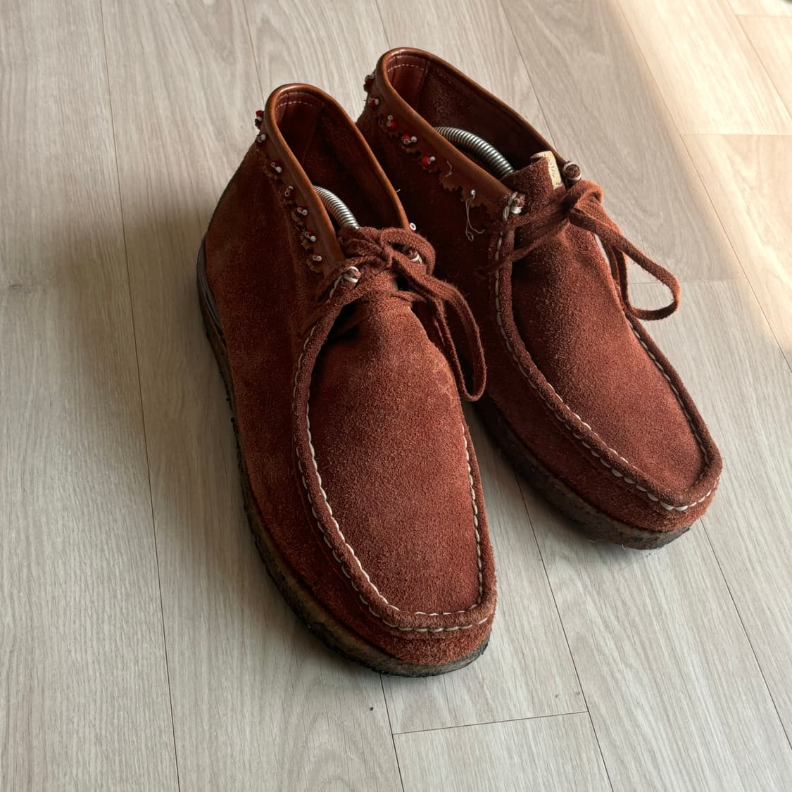 비즈빔(visvim) 스웨이드 미드컷 부츠 / 러스트 컬러 / 감성 빈티 상품이미지2
