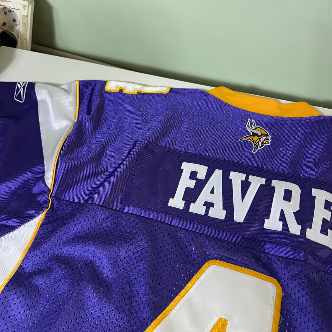 50 M 리복 오버핏 NFL 레전드 브렛파브리 럭비져지 상품이미지7