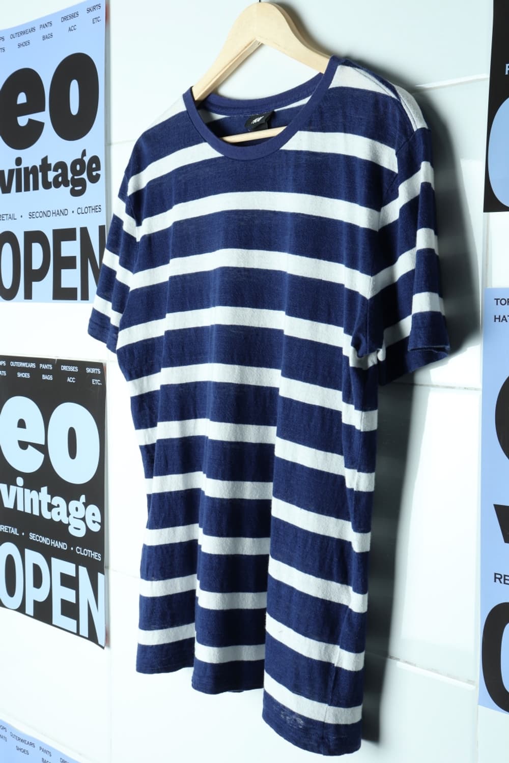 (L-XL) 에이치앤엠 반팔 티셔츠 단가라 시원 시티보이-H31908 상품이미지1
