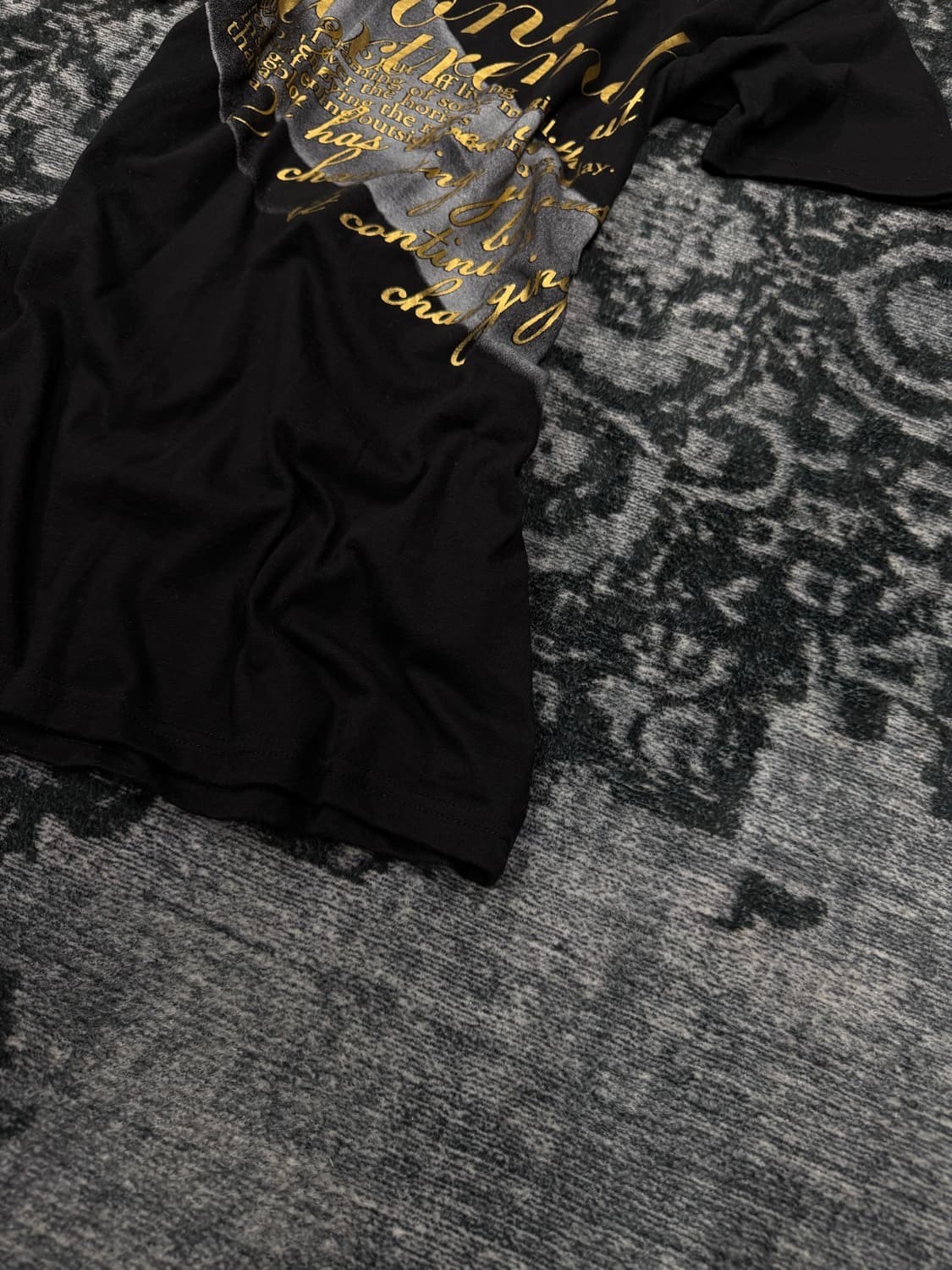 Clash ahead 00s smoke lettering t shirts 상품이미지5