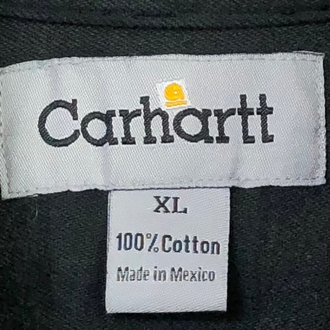 XL 칼하트 블랙 워크 셔츠 상품이미지3