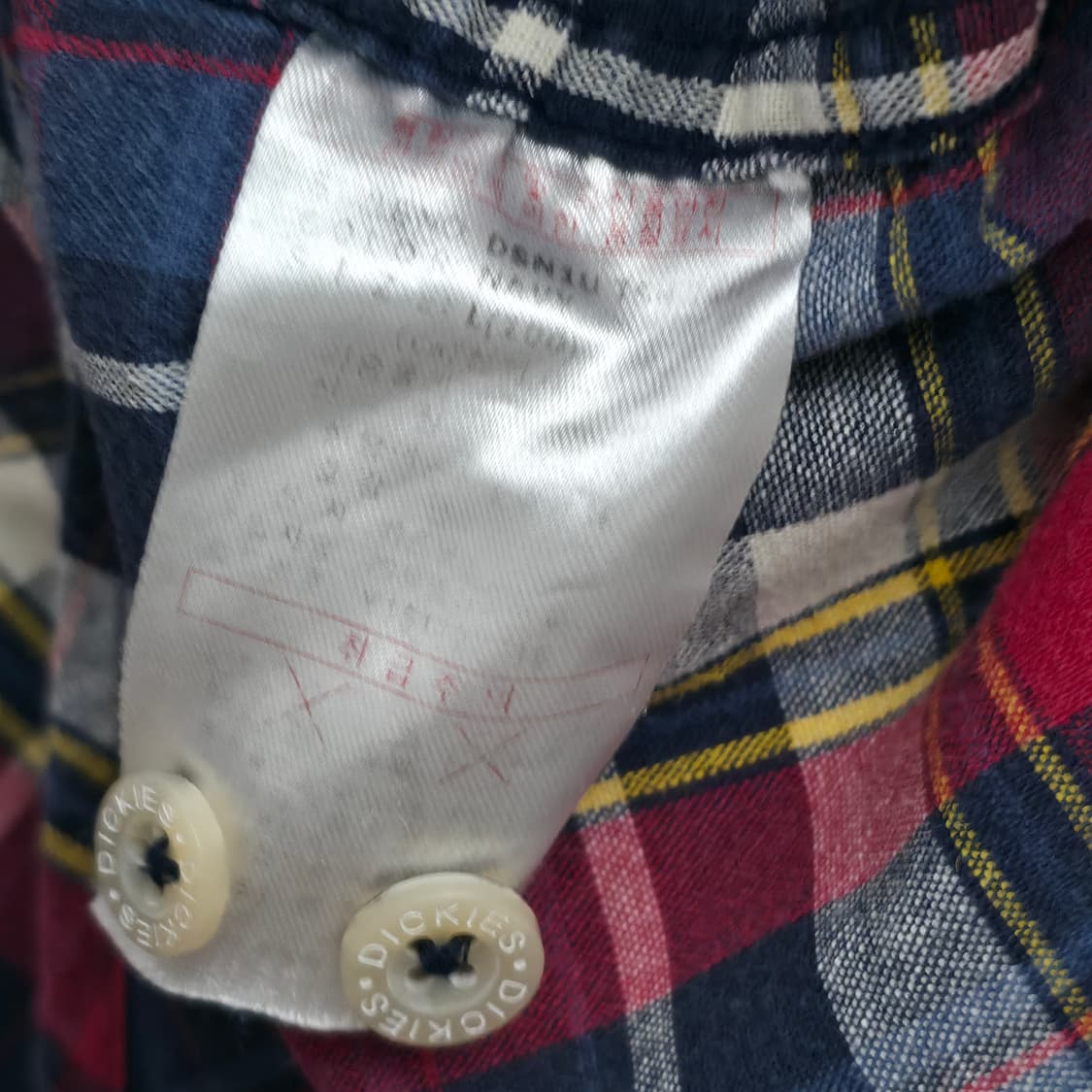 [L] 디키즈 체크 셔츠 상품이미지6