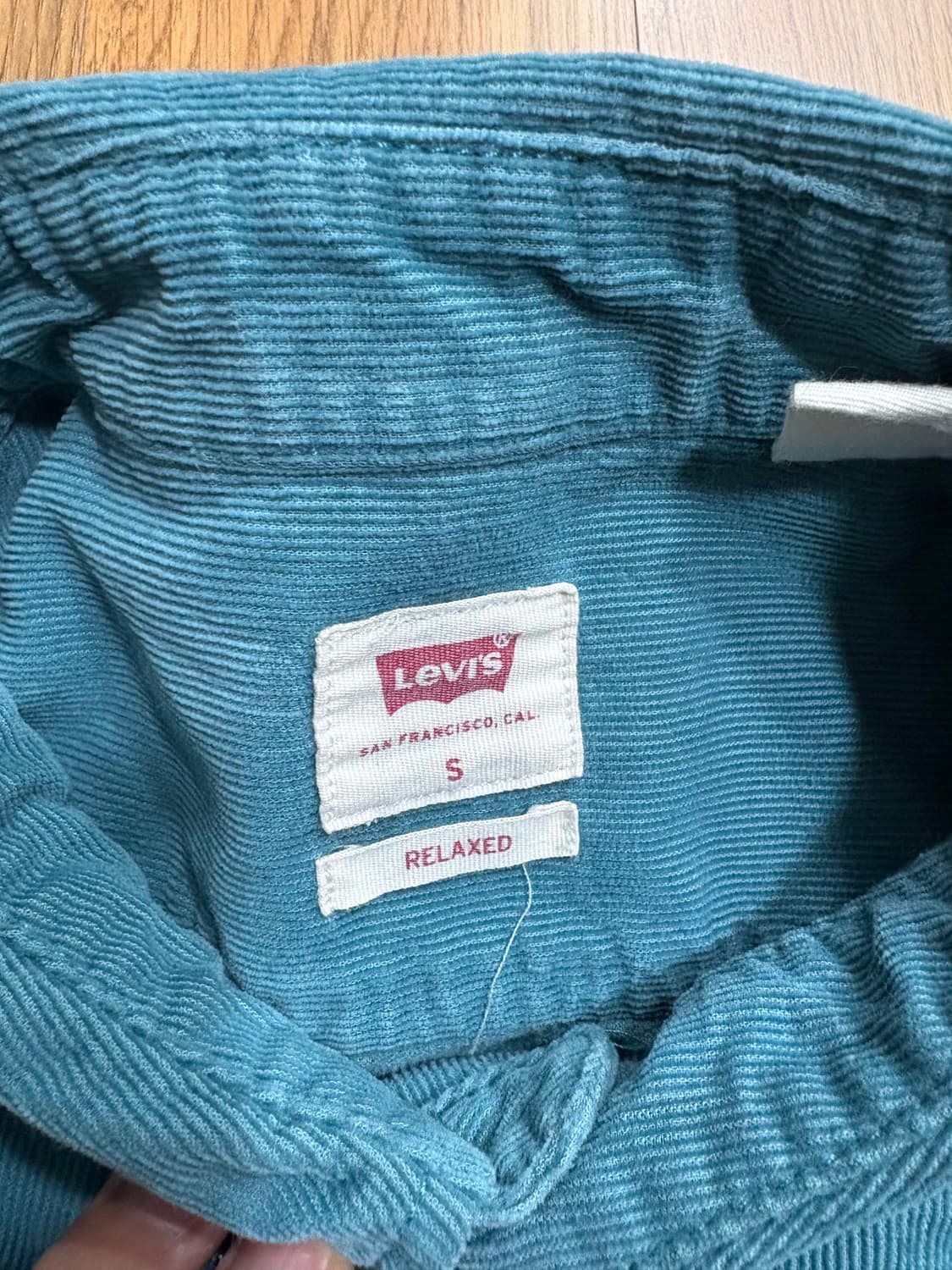 리바이스 골덴 셔츠 릴렉스드핏 S 사이즈 상품이미지4