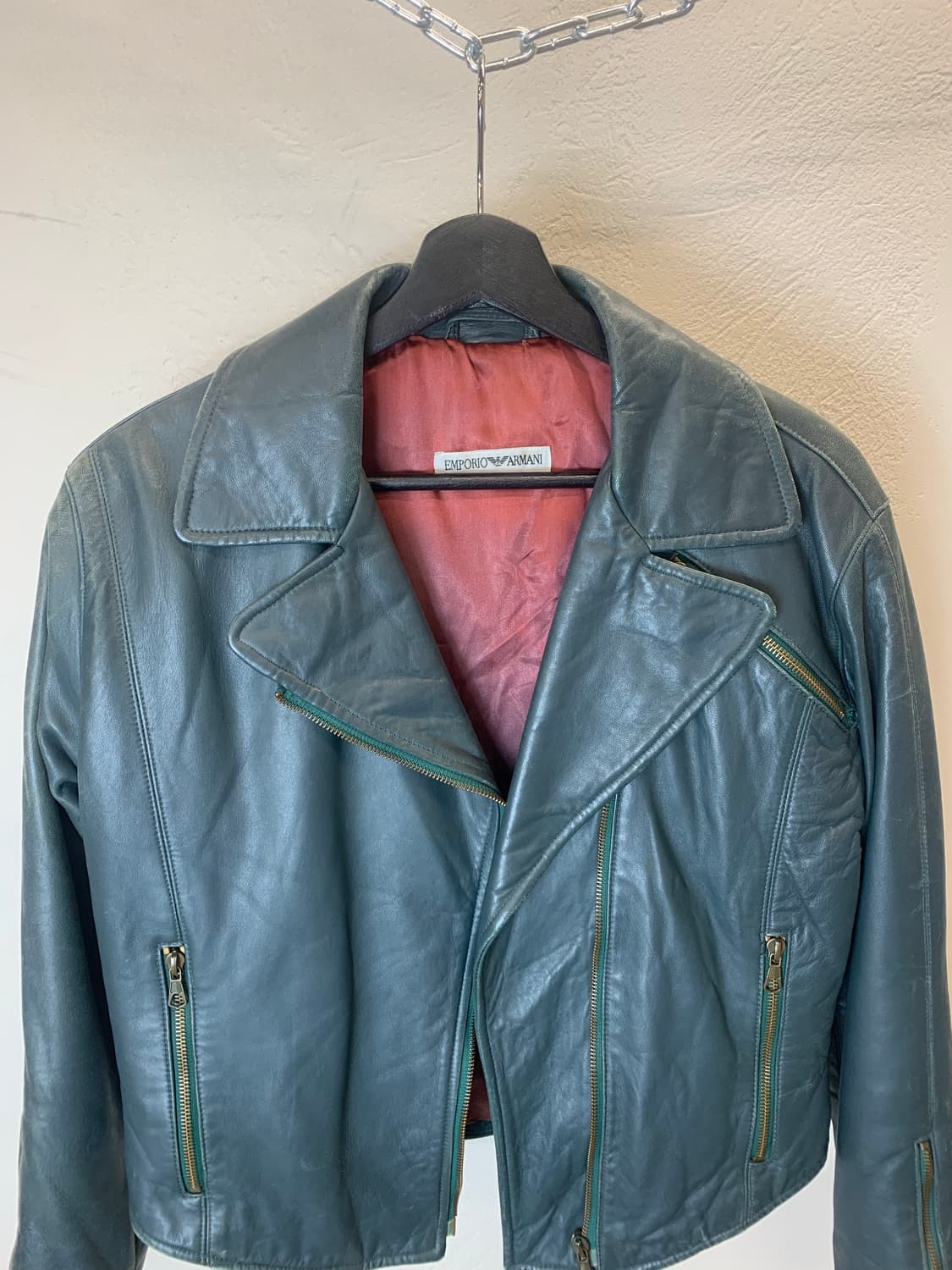 엠포리오 알마니 크롭 라이더자켓 상품이미지2